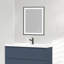 Miroir de salle de bain en verre trempé sans cadre avec deux lumières à DEL à l'avant et à l'arrière,-1165654150-1165654170