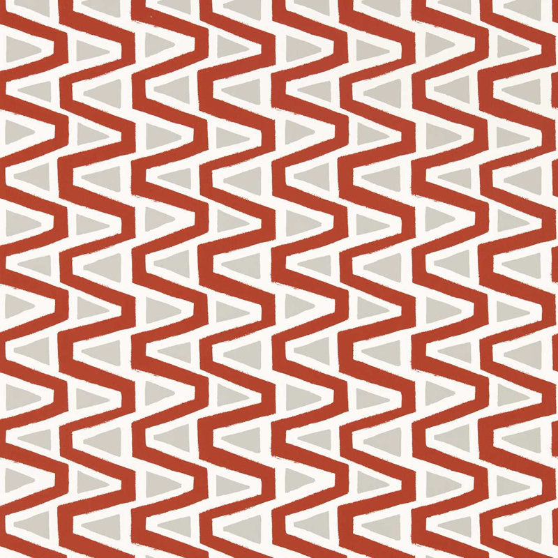 Perception Wallpaper, Brazillian Rosewood/Temple Gray/New Beginnings