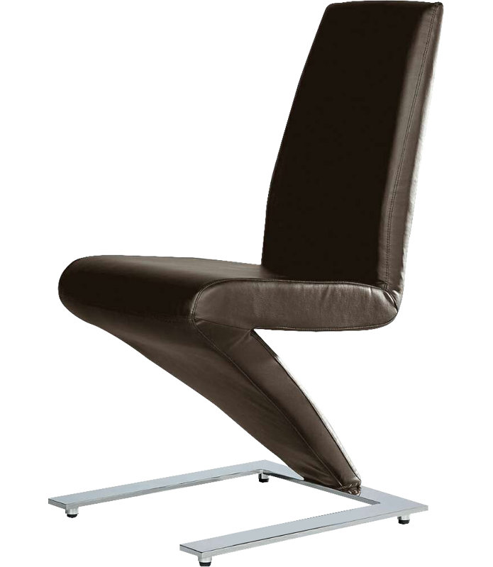 Chaise d'appoint Clanton, Brun