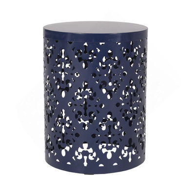 Outdoor Metal End Table -Large