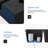 33" L x 19" W Undermount Quartz Double Bowl 50/50 Kitchen Sink Double Bowl Granite Composite Sink-100591513