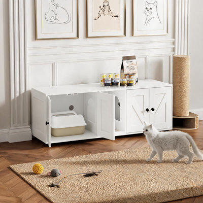 Wood Litter Box Enclosure