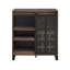 Armoire à vin Treju Obscure Glass, Rustic Oak