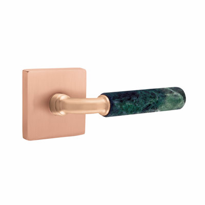Select Round Door Lever with Square Rosette