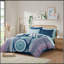 Ensemble d'édredon simple avec draps-134086628-134086629