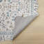 Floral Ivory Washable/Stain Guarded Area Rug -1660788405