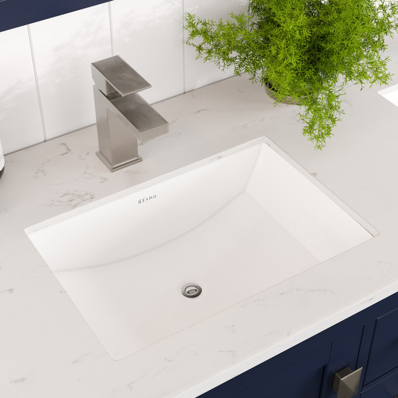 London 54" Blue Solid Wood Double Sink Bathroom Vanity with Quartz Top