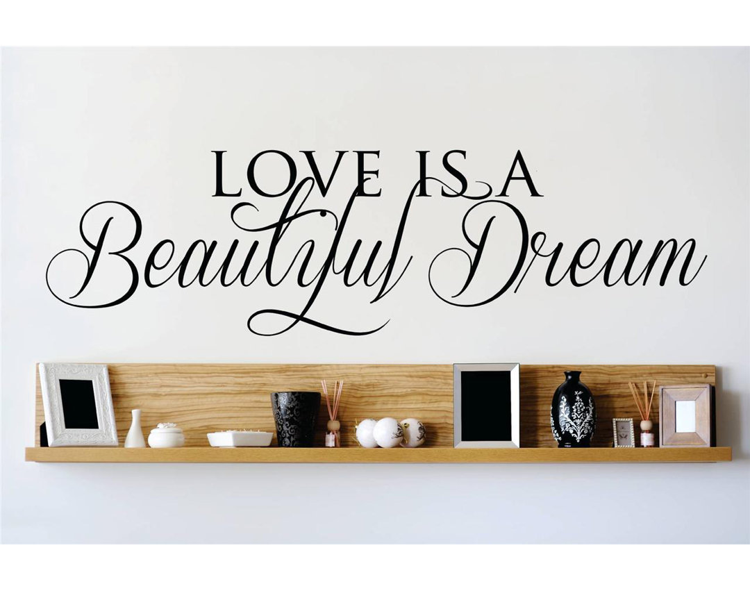 Text & Numbers Wall Decal Design With Vinyl 