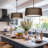 Beke 4 - Light Iron Dimmable Kitchen Island Drum Chandelier