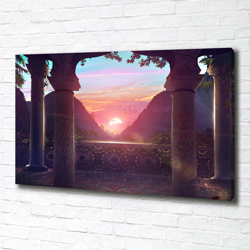 Architecture East - Wrapped Canvas Print
