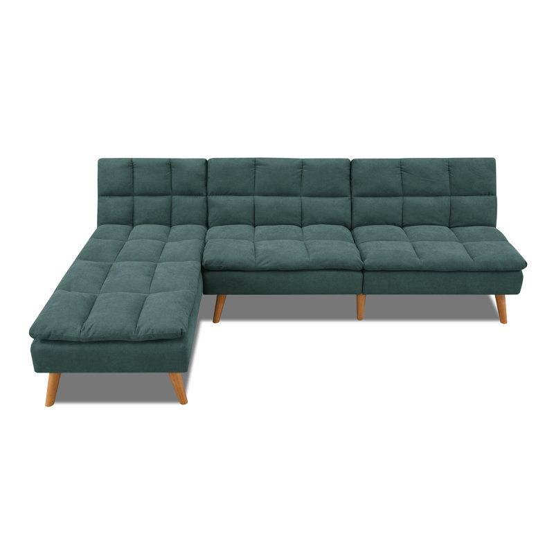 Ted Cloud Sleeper Corner Sofa, Emerald