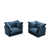 Blue Chenille