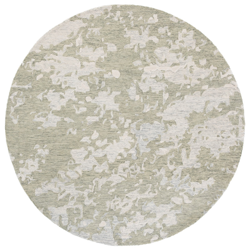 Tapis en laine touffeté à la main Kimara 403, Rond 6 pi