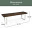Banc d'extérieur en métal / bois massif-956995079