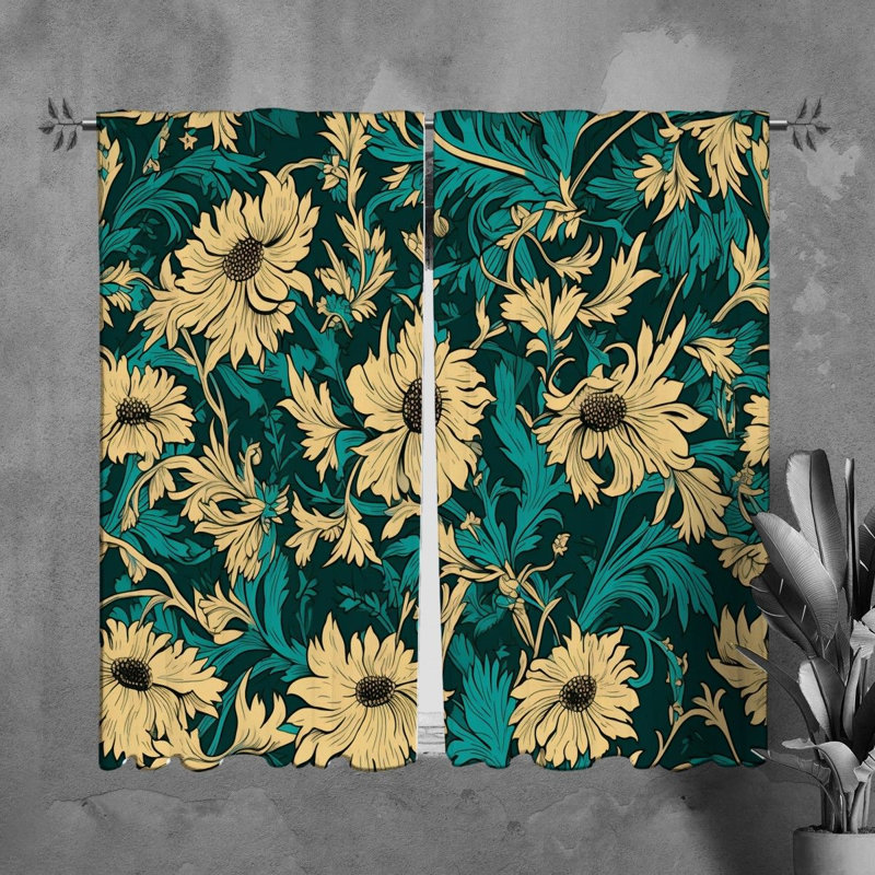 Paire de rideaux obscurcissant en polyester Mylisha, L 20 po x L 61 po