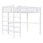 Lit mezzanine en métal avec tablettes à 4 niveaux et rangement-928713978-928713976