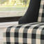 Fauteuil club haut dossier en tissu TODDman