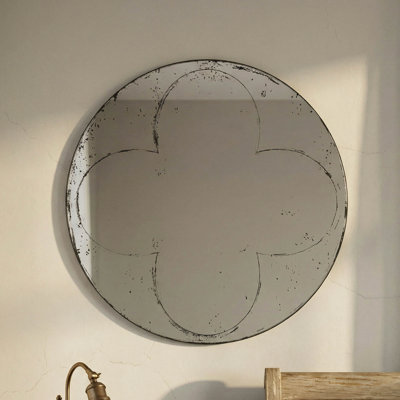Miroir rond mural polyvalent Idéal pour les chambres à coucher, les salons, les salles à manger, les foyers, les foyers et plus encore