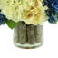 Assorted Hydrangeas Arranged in Glass Vase with Birch Sticks-213517240