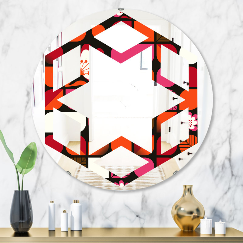 Miroir mural Hexagon Star, 31,5 po x 23,7 po