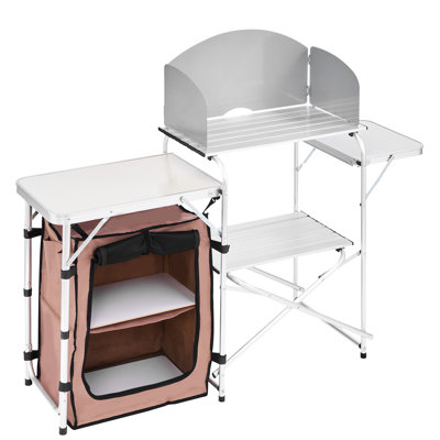 Support de rangement de cuisine pliable pour camping