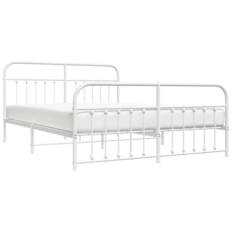Winsford Bed, White, Super King (6')