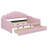 Shell‑Back Upholstered Daybed Frame With Two Convenient Storage Drawers-659249843