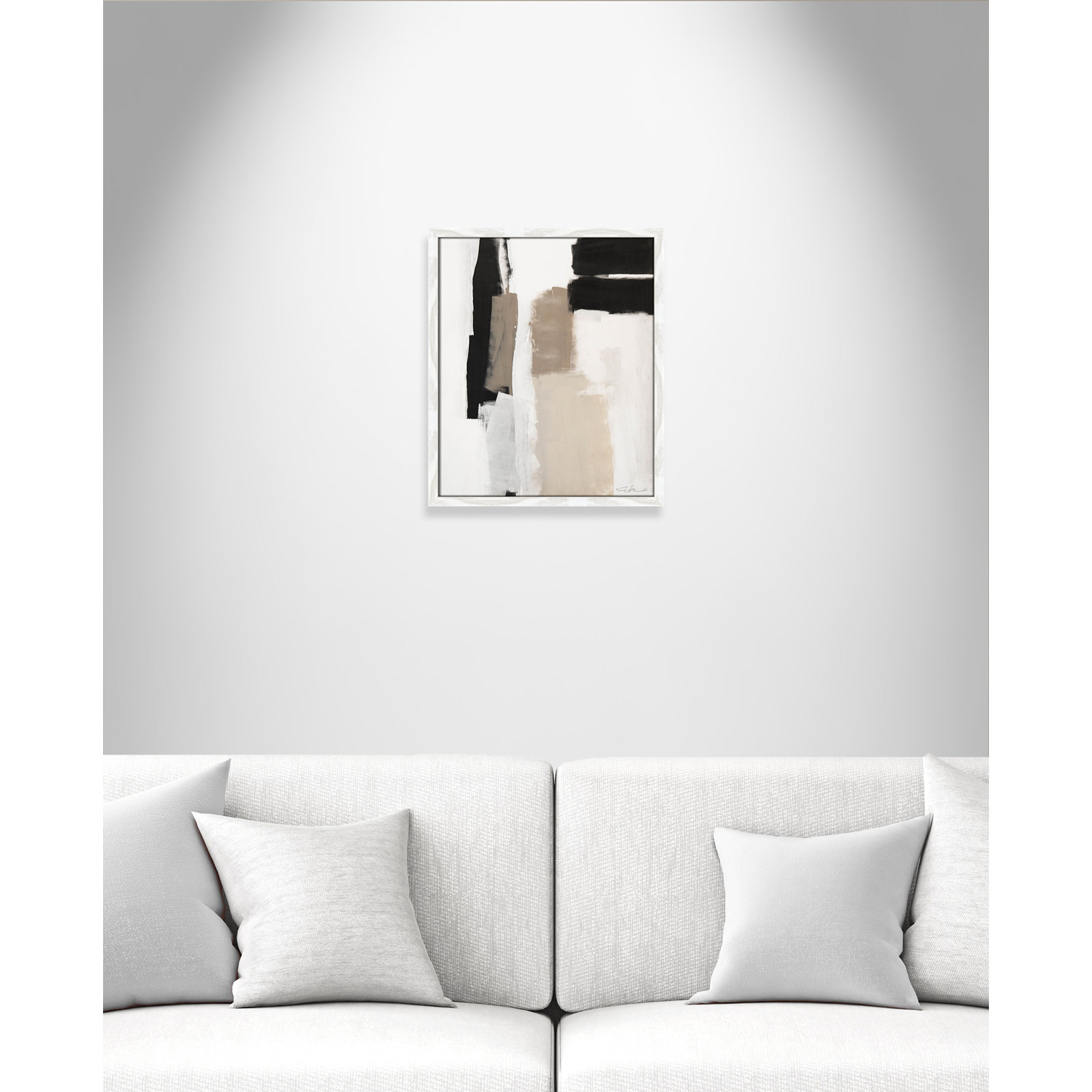 Earth Scapes II Print, 19" H x 16" W x 1.25" D, White Slim Unmatted Picture Framed