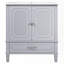 Meuble-lavabo de salle de bain avec espace de rangement multifonctionnel-184071455