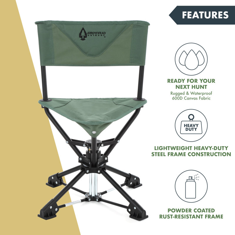 Folding Camping Chair, Green