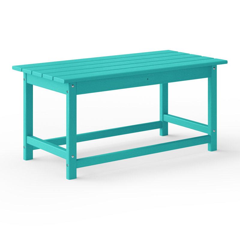 Table basse d'extérieur Laguna, Turquoise