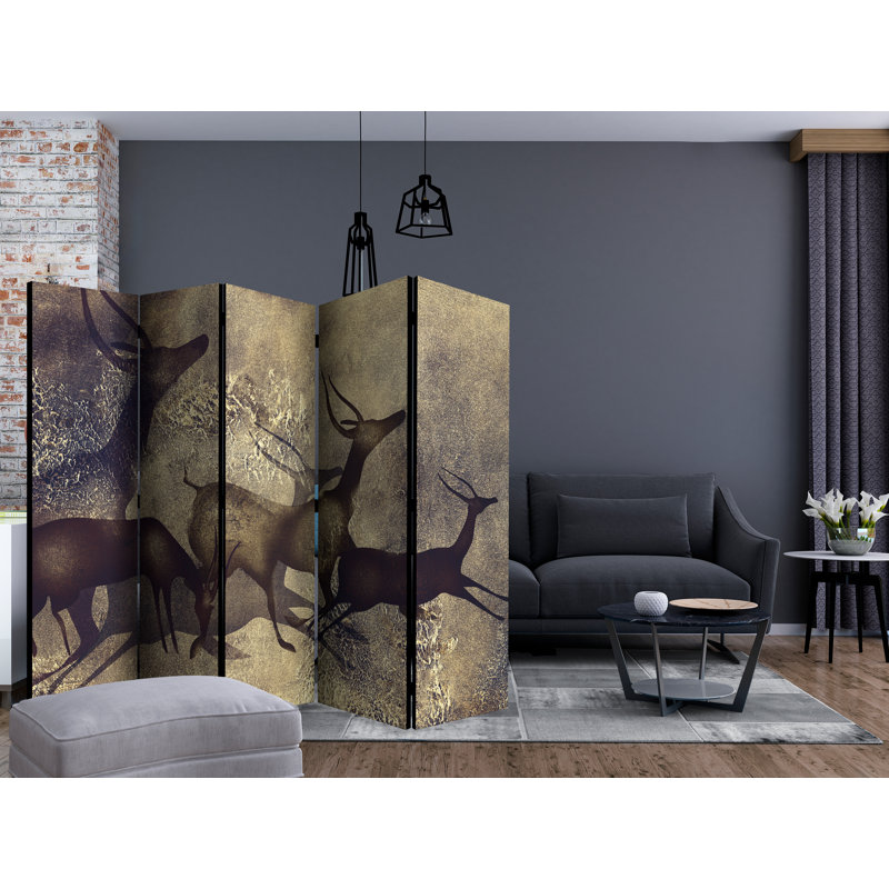 Garvey 172cm H Folding Room Divider, 5