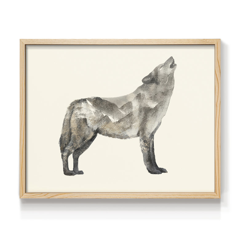 The Wilderness V -Framed Print - Restickable, H 8 po x l 10 po, Naturel