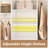 20'' - 96'' W Closet System with Wooden Drawers and Hanging Rods(Cut to Fit)-363493547