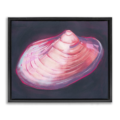 "Coquillage rose sur toile flottante" par Grace Popp