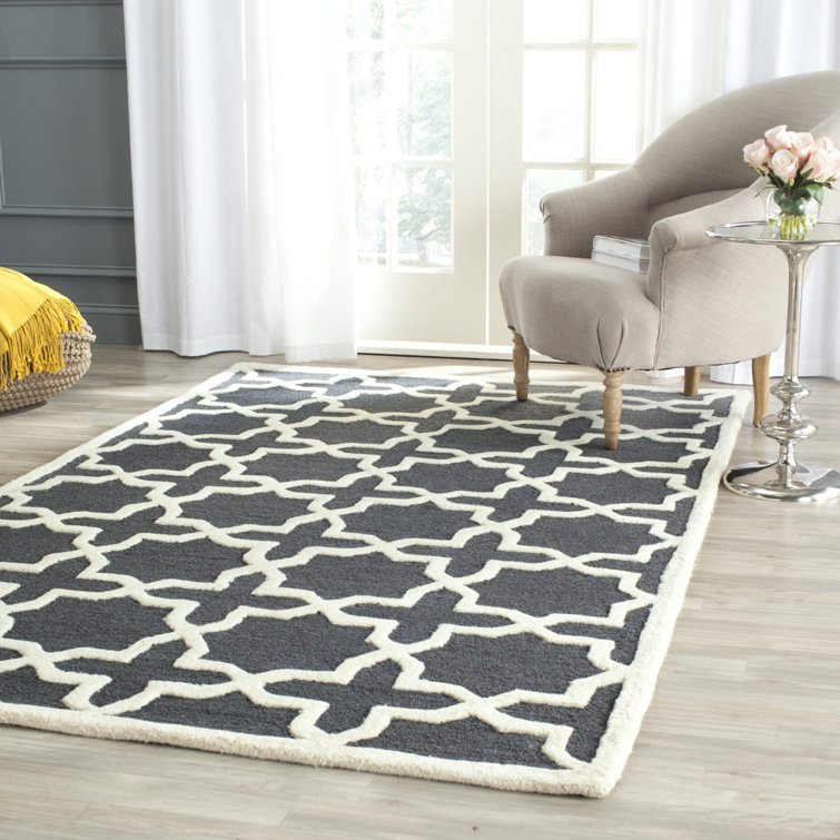 Igna Hand Tufted Wool Geometric Rug