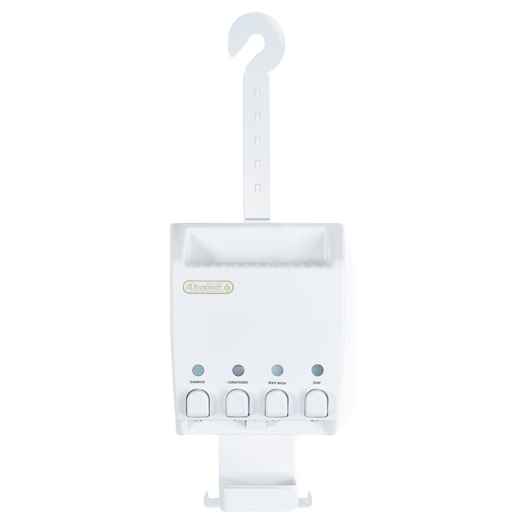 ULTI-MATE Shower Dispenser 4 Chamber Caddy