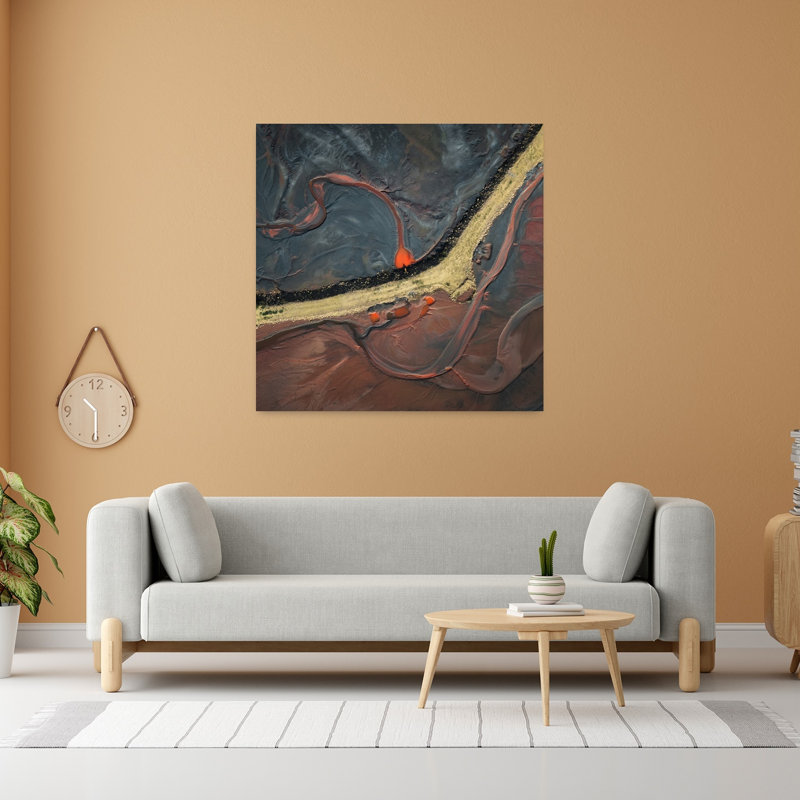 Contemporary Art Abstract Modern Art, 48" H x 48" W