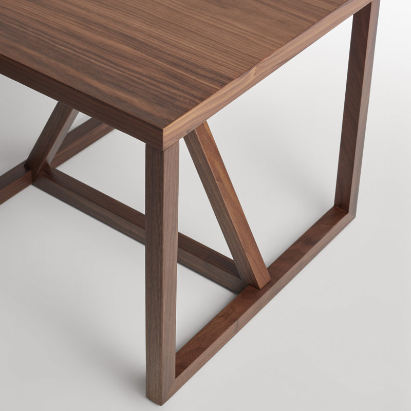 Strut End Table, Walnut