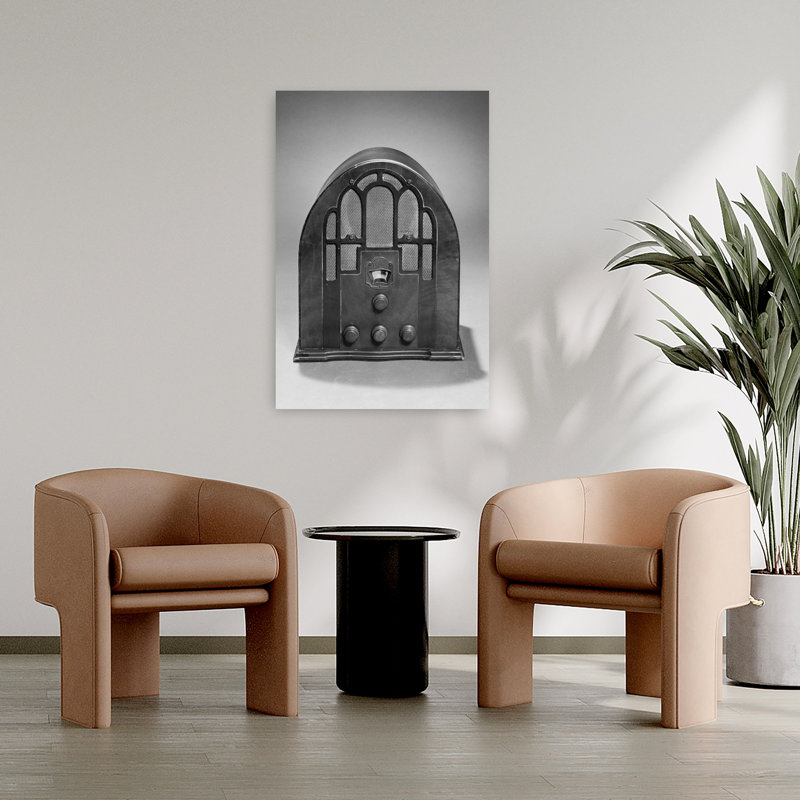 1930S Old Time Zenith Model 805 Cathedral Style Am Radio 1935 Classic Retro Vintage Wall Art, H 36 po x l 24 po