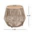 Table d'appoint en bois d'acacia avec base en corde-847399348