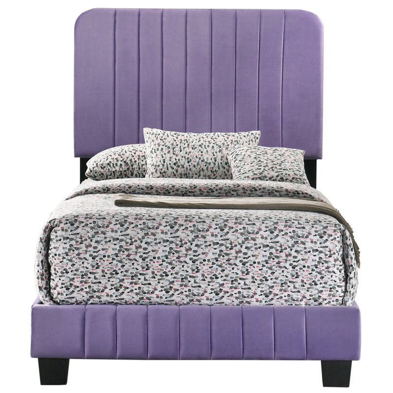Lit mauve vibrant Vibrant - Conçu pour un sommeil réparateur, convient à l'esthétique de la chambre à coucher