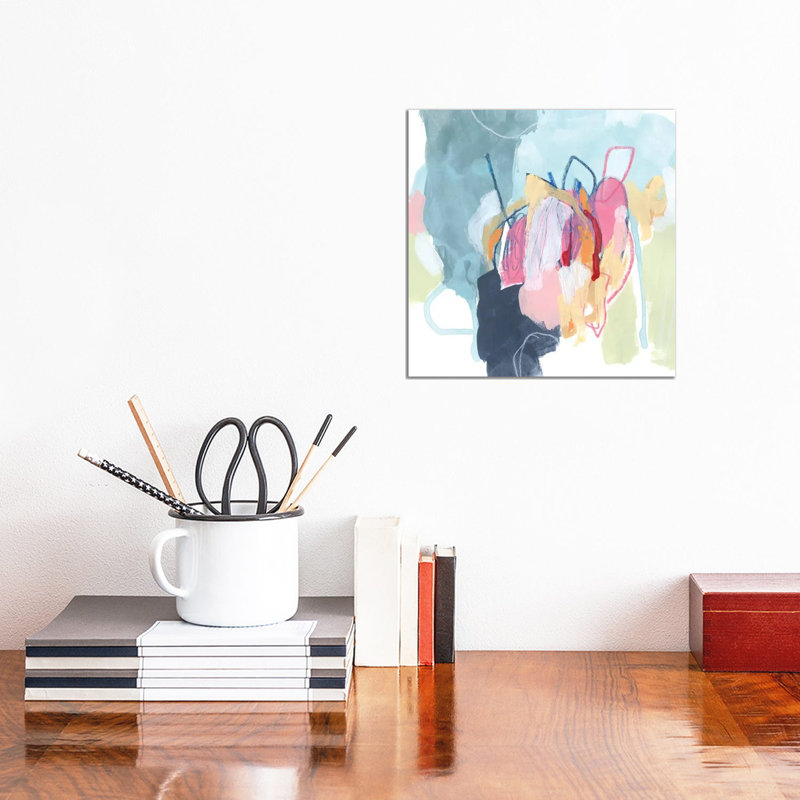 Chromatic Tangle II by June Erica Vess - Wrapped Canvas Print, 30.48cm H x 30.48cm W