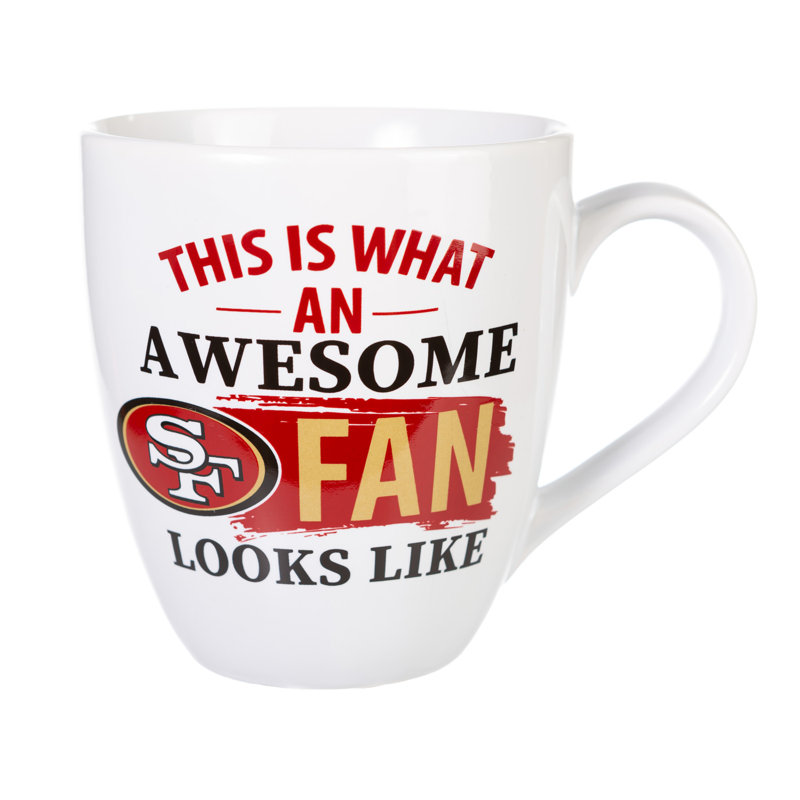 Ensemble de 2 tasses à café NFL, 49ers de San Francisco