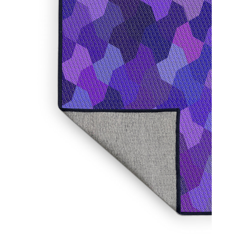 Geometric Indoor Rug, Rectangle 8' x 12'