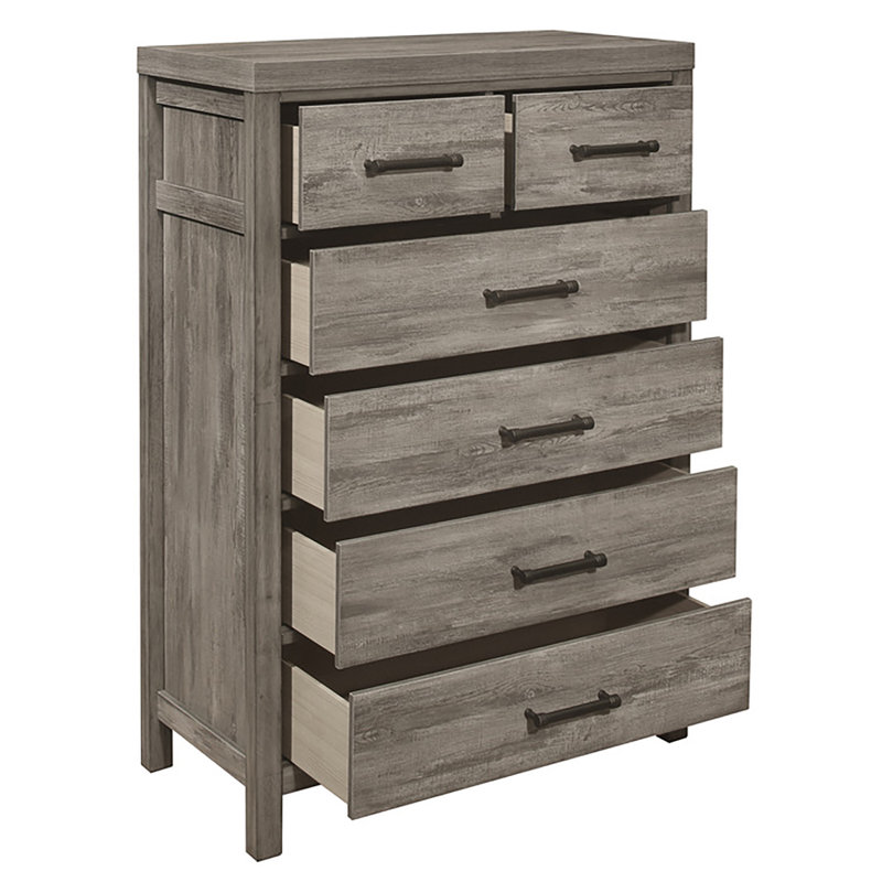Commode 6 tiroirs Dorly