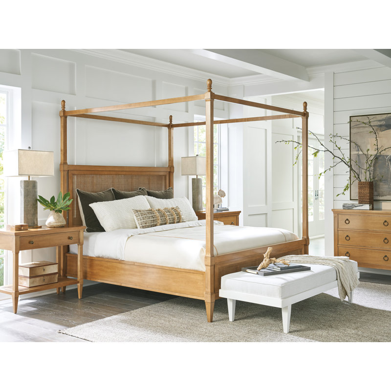 Laguna Canopy Bed, Brown, King