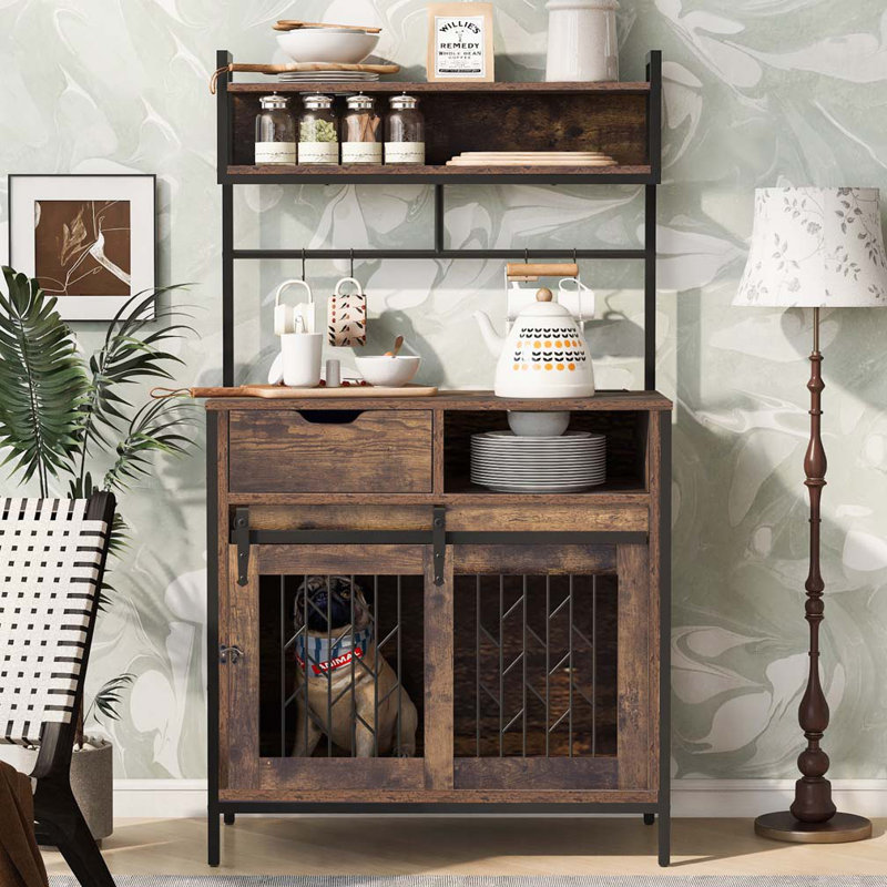 Armoire de rangement décorative, Brun rustique