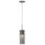 Luminaire suspendu cylindrique à 1 lumière avec accents en cristal Hustle