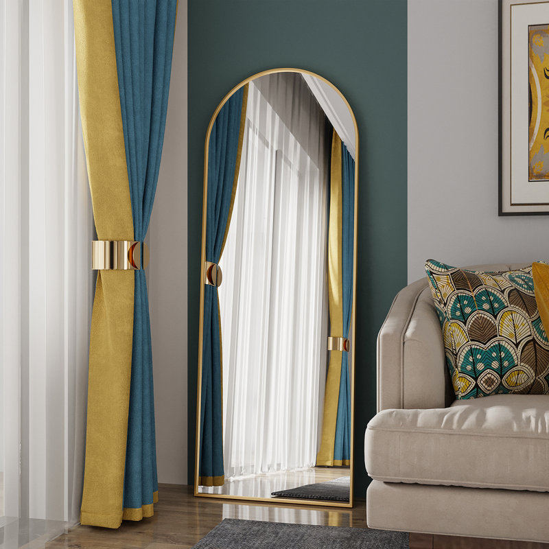Aluminium Rectangle Mirror, Gold